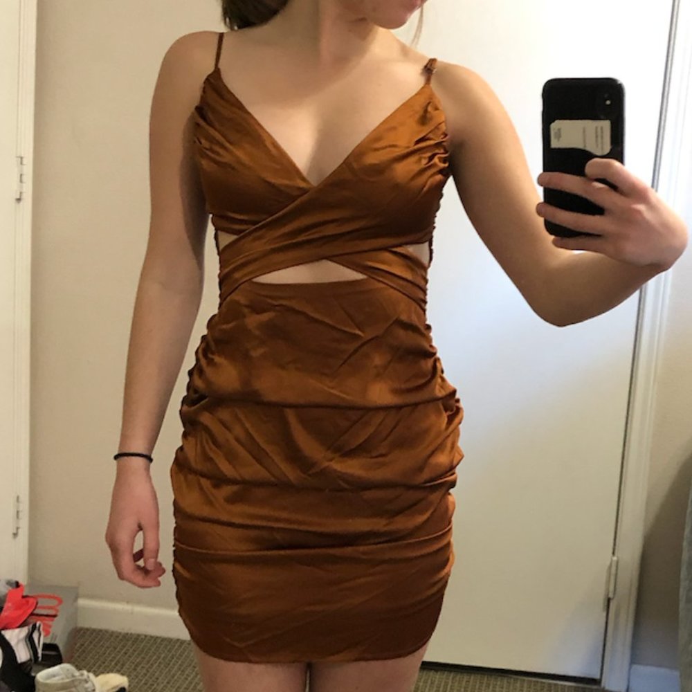XS copper dress